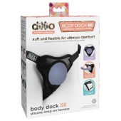 Черные трусики для страпона Body Dock SE на регулируемых ремнях - Pipedream - купить с доставкой в Смоленске