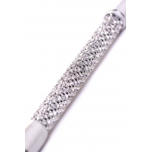 Чёрный стек с треугольным кожаным шлепком - 65 см. - ToyFa - купить с доставкой в Смоленске