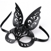 Черная ажурная маска  Зайка  с ушками - Crazy Handmade - купить с доставкой в Смоленске