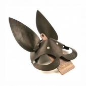 Черная гладкая маска  Зайка  с длинными ушками - Crazy Handmade - купить с доставкой в Смоленске