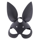 Черная гладкая маска  Зайка  с длинными ушками - Crazy Handmade - купить с доставкой в Смоленске