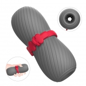 Серый эластичный мастурбатор с утяжкой - S-HANDE - в Смоленске купить с доставкой