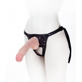 Податливый фаллос на трусиках Harness - 20,5 см. - LOVETOY (А-Полимер) - купить с доставкой в Смоленске