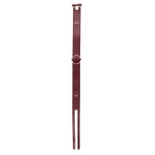 Бордовый ремень Halo Waist Belt - размер L-XL - Shots Media BV - купить с доставкой в Смоленске
