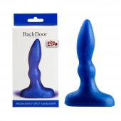 Синий анальный стимулятор Beginners p-spot massager - 11 см. - Lola Games - в Смоленске купить с доставкой