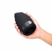 Черный вибромастурбатор для мужчин с подогревом - Pink Vibe - в Смоленске купить с доставкой