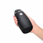 Черный перезаряжаемый мастурбатор для мужчин Pink Vibe - Pink Vibe - в Смоленске купить с доставкой