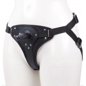 Женские трусики для фиксации насадки плугом с вагинальной пробкой - LOVETOY (А-Полимер) - купить с доставкой в Смоленске