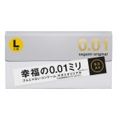 Презервативы Sagami Original 0.02 L-size увеличенного размера - 5 шт. - Sagami - купить с доставкой в Смоленске