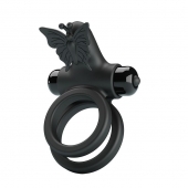 Черное эрекционное виброкольцо Passionate Ring IX - Baile - в Смоленске купить с доставкой