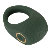 Зеленое эрекционное виброкольцо Luxurious Vibro Cock Ring - Orion - в Смоленске купить с доставкой