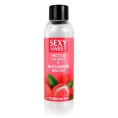 Массажное масло Sexy Sweet Nectar Lychee с феромонами и ароматом личи - 75 мл. - Биоритм - купить с доставкой в Смоленске