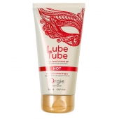 Интимный гель на водной основе Lube Tube Hot с разогревающим эффектом - 150 мл. - ORGIE - купить с доставкой в Смоленске