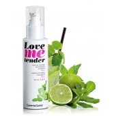 Съедобное согревающее массажное масло Love Me Tender Mojito с ароматом мохито - 100 мл. - Love to Love - купить с доставкой в Смоленске