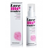 Съедобное согревающее массажное масло Love Me Tender Cotton Candy с ароматом сладкой ваты - 100 мл. - Love to Love - купить с доставкой в Смоленске