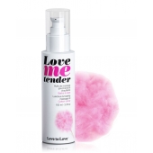 Съедобное согревающее массажное масло Love Me Tender Cotton Candy с ароматом сладкой ваты - 100 мл. - Love to Love - купить с доставкой в Смоленске
