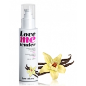 Съедобное согревающее массажное масло Love Me Tender Vanilla с ароматом ванили - 100 мл. - Love to Love - купить с доставкой в Смоленске