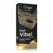 Съедобный гель Dual Vibe Pina Colada с эффектом вибрации и вкусом коктейля пина колада - 15 мл. - ORGIE - купить с доставкой в Смоленске