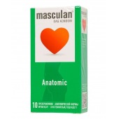 Презервативы анатомической формы Masculan Anatomic - 10 шт. - Masculan - купить с доставкой в Смоленске