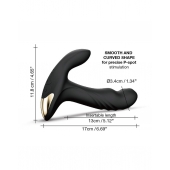 Черный вибромассажер простаты Multi P-Joy с 3 моторами - Dorcel - в Смоленске купить с доставкой