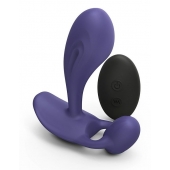 Темно-синий вибромассажер Witty P G Vibrator with Remote Control - Love to Love - в Смоленске купить с доставкой
