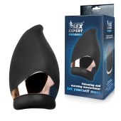 Черный вибромастурбатор Sex Expert - Sex Expert - в Смоленске купить с доставкой