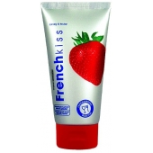 Съедобный лубрикант Frenchkiss с ароматом клубники - 75 мл. - Joy Division - купить с доставкой в Смоленске
