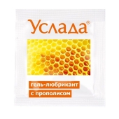 Гель-лубрикант «Услада с прополисом» - 3 гр. - Биоритм - купить с доставкой в Смоленске