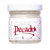 Массажная свеча Caramel   Popcorn - 35 мл. - Pecado - купить с доставкой в Смоленске