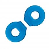 Комплект из двух колец для пениса 2-Pack Ultra-Stretch Stamina Endurance Ring - BlueLine - в Смоленске купить с доставкой