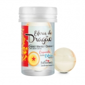 Интимный гель Esferas do Dragao Hot Ball с охлаждающе-разогревающим эффектом (2 шарика по 3 гр.) - HotFlowers - купить с доставкой в Смоленске