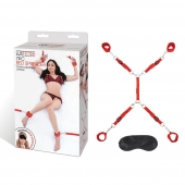 Красная фиксация на матрас Classic Bedspreader - Lux Fetish - купить с доставкой в Смоленске