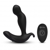 Черный анальный стимулятор с вращением и вибрацией 360 Plug - 13 см. - b-Vibe - в Смоленске купить с доставкой