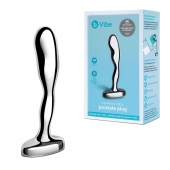 Стальной стимулятор простаты Stainless Steel Prostate Plug - 11,5 см. - b-Vibe - в Смоленске купить с доставкой