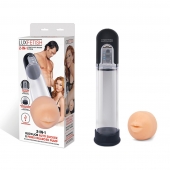 Автоматическая вакуумная помпа-мастурбатор Blowjob Auto Sucker Penis Enlarger Pump - Lux Fetish - в Смоленске купить с доставкой