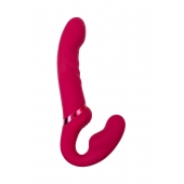 Малиновый безремневой страпон Lapis - 23 см. - Lovense - купить с доставкой в Смоленске
