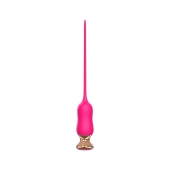 Розовый тонкий стимулятор Nipple Vibrator - 23 см. - I-MOON - купить с доставкой в Смоленске