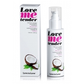 Съедобное согревающее массажное масло Love Me Tender Cocos с ароматом кокоса - 100 мл. - Love to Love - купить с доставкой в Смоленске