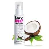 Съедобное согревающее массажное масло Love Me Tender Cocos с ароматом кокоса - 100 мл. - Love to Love - купить с доставкой в Смоленске