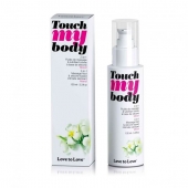 Силиконовый лубрикант 2-в-1 Touch My Body с ароматом моной - 100 мл. - Love to Love - купить с доставкой в Смоленске
