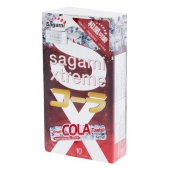 Ароматизированные презервативы Sagami Xtreme COLA - 10 шт. - Sagami - купить с доставкой в Смоленске