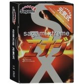 Презервативы Sagami Xtreme ENERGY с ароматом энергетика - 3 шт. - Sagami - купить с доставкой в Смоленске