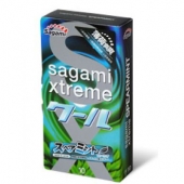 Презервативы Sagami Xtreme Mint с ароматом мяты - 10 шт. - Sagami - купить с доставкой в Смоленске