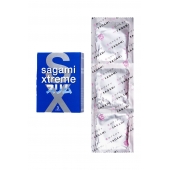 Розовые презервативы Sagami Xtreme FEEL FIT 3D - 3 шт. - Sagami - купить с доставкой в Смоленске