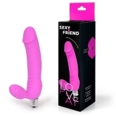 Розовый безремневой страпон Sexy Friend - 1137 - купить с доставкой в Смоленске