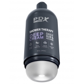Мастурбатор в бутылке Shower Therapy Deep Cream - Pipedream - в Смоленске купить с доставкой