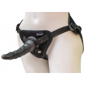 Комплект из трусиков Harness и двух насадок - 20,5 и 18 см. - LOVETOY (А-Полимер) - купить с доставкой в Смоленске