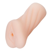 Эластичный компактный мастурбатор-вагина телесного цвета - Tokyo Style - в Смоленске купить с доставкой
