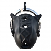 Черный замок верности Extreme Silicone Cock Blocker - Pipedream - купить с доставкой в Смоленске
