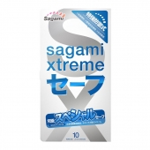 Презервативы Sagami Xtreme Ultrasafe с двойным количеством смазки - 10 шт. - Sagami - купить с доставкой в Смоленске